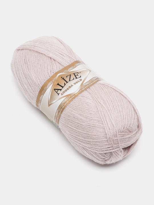 Нить для вязания Angora gold, 20% шерсть 80% акрил, 100 гр, 550 м