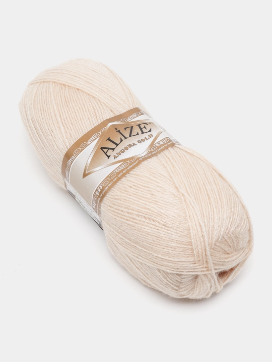 Нить для вязания Angora gold, 20% шерсть 80% акрил, 100 гр, 550 м