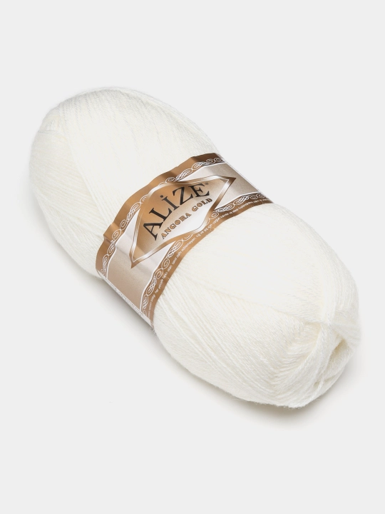 Нить для вязания Angora gold, 20% шерсть 80% акрил, 100 гр, 550 м