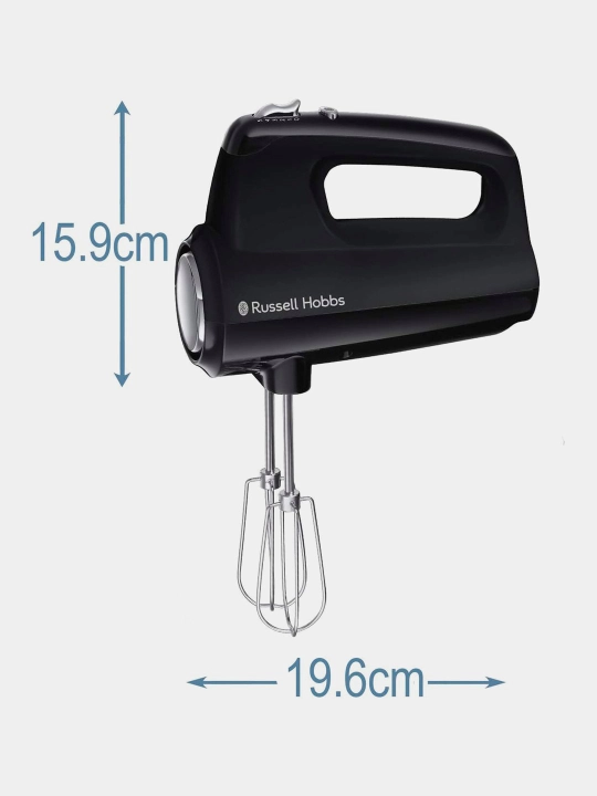 Миксер Russell Hobbs 24672-56/RH Matte Black Hand Mixer