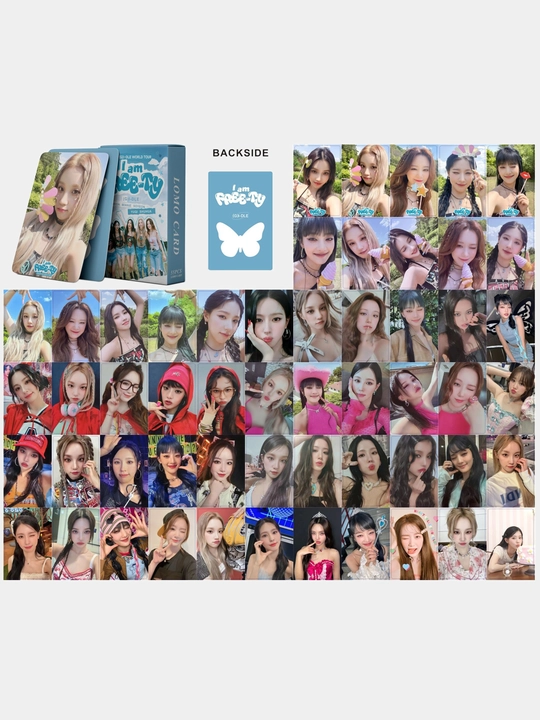Коллекционные LOMO карточки K-POP G I-DLE, 55 шт "GIDLE"
