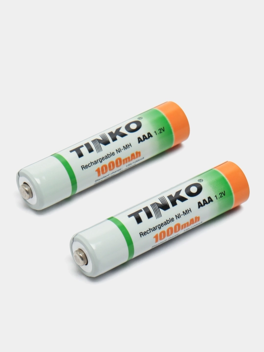 Zaryadlanuvchi nikel-temir batareyalar Tinko NIMH  AAA 1.2 v, 2 dona