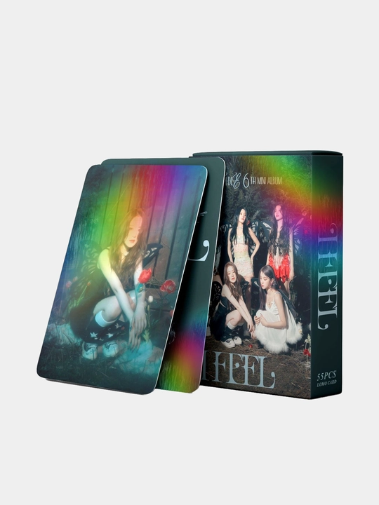 Golografik LOMO kolleksion kartalari K-POP G I-DLE, 55 dona, "GIDLE"