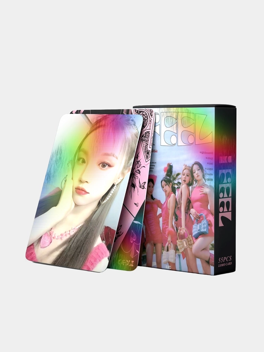 Golografik LOMO kolleksion kartalari K-POP G I-DLE, 55 dona, "GIDLE"