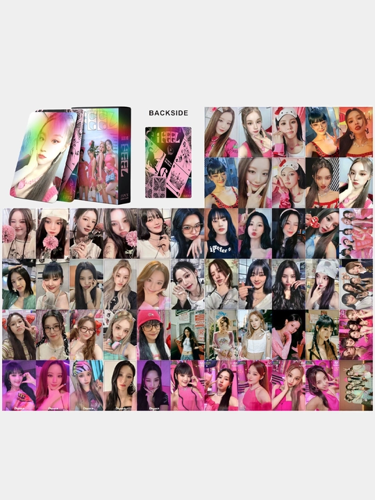 Golografik LOMO kolleksion kartalari K-POP G I-DLE, 55 dona, "GIDLE"