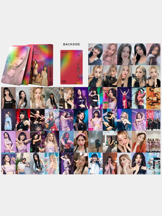 Golografik LOMO kolleksion kartalari K-POP G I-DLE, 55 dona, "GIDLE"