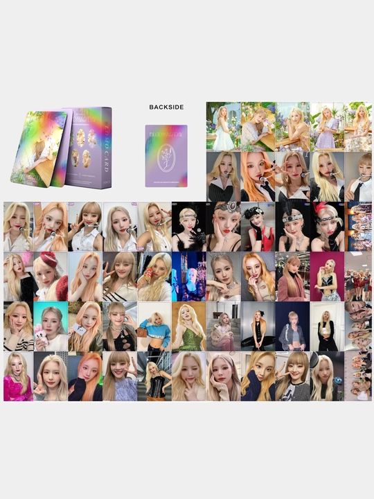 Golografik LOMO kolleksion kartalari K-POP G I-DLE, 55 dona, "GIDLE"