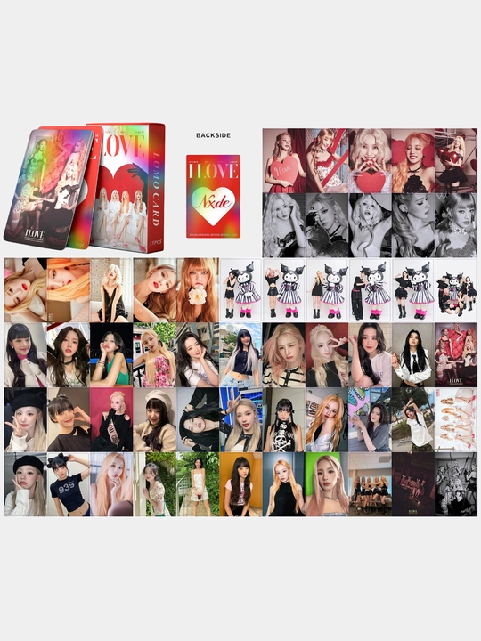 Golografik LOMO kolleksion kartalari K-POP G I-DLE, 55 dona, "GIDLE"
