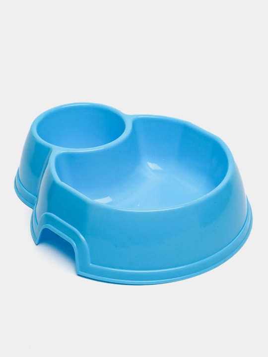 Mushuk va itlar uchun qo‘sh idish, 25 * 19.5 * 6.5 sm
