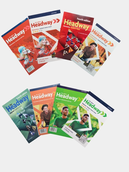 Headway — Beginner, Elementary, Pre-Intermediate, Intermediate, 4–5-nashrlar