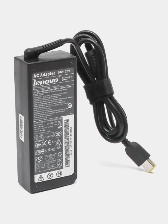 Lenovo USB 20V 3.25A 90W noutbuk quvvatlagichi, ta’minot bloki, sariq uchli