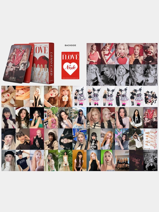 Коллекционные LOMO карточки K-POP G I-DLE, 55 шт "GIDLE"