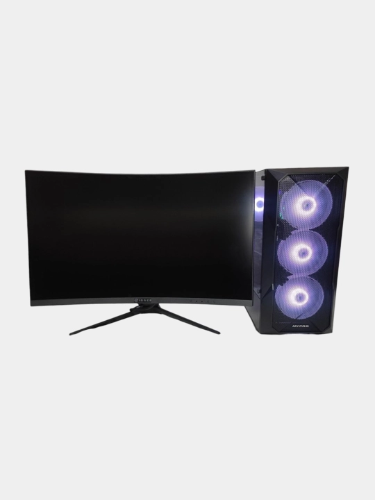 Системный блок "MyPRO", монитор 240hz, Intel Core i3 - 12100f / 16 Гб DDR4 / Rx580 - 8 Гб video card - 