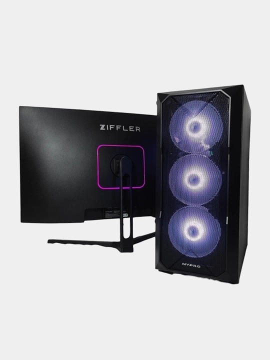 Tizimli blok "MyPRO", monitor 240hz, Intel Core i3 - 12100f / 16 GB DDR4 / Rx580 - 8 Gb video karta