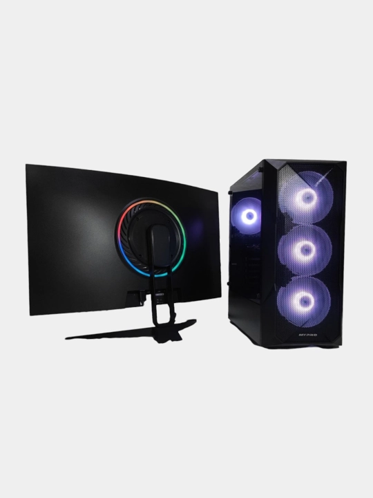 Tizimli blok "MyPRO", monitor 240hz, Intel Core i3 - 12100f / 16 GB DDR4 / Rx580 - 8 Gb video karta