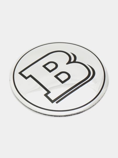 Шильдик на колпачок, диски Brabus — LOGOUZ-BRBUSSH-СЕРЕБРН-BRBUS65