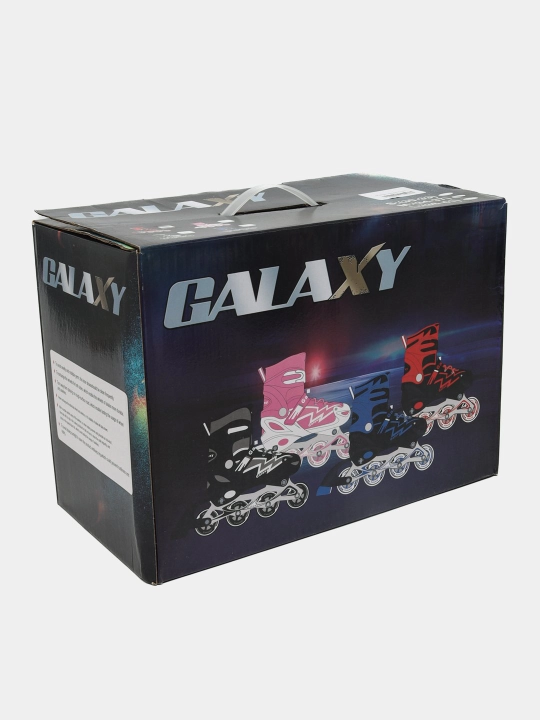 Og'il va qizlar uchun himoya vositaga ega shlemli o'lchami o'zgaruvchan rolik konkilar Galaxy