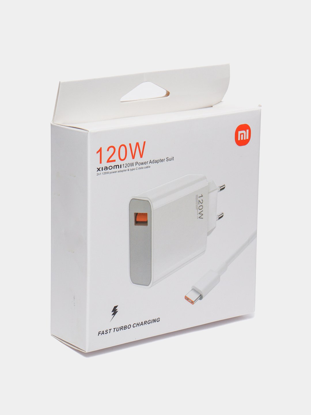 Tez zaryadka Kabel bilan zaryadchik USB-C Android telefon mi uchun TUPE-c , 120W - 