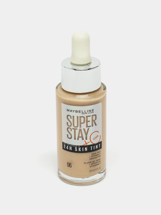 Тональная сыворотка для лица Maybelline Super Stay 24H Skin Tint с витамином С, оттенок 06 - 