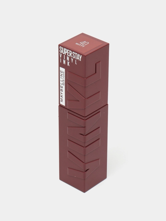 Lab uchun bo'yoq Maybelline New York Super Stay Vinyl Ink, ton 40  - 