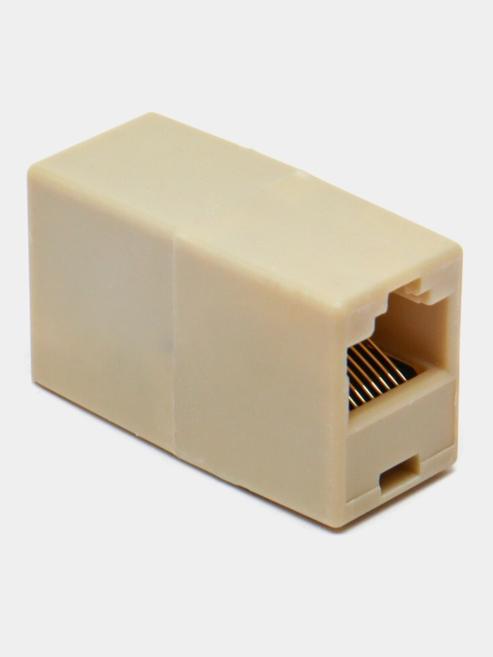 LAN o'tish adapteri RJ45/RJ45 mamka, tarmoq va Internet kabelini ulash uchun mo'ljallangan - 