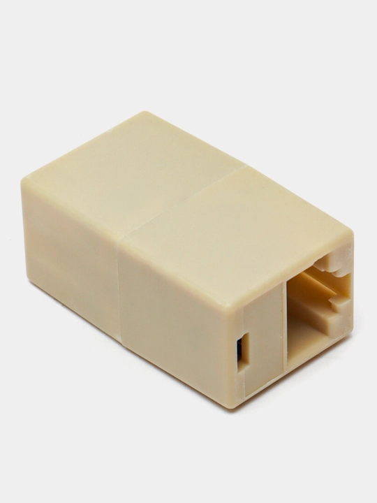 LAN o'tish adapteri RJ45/RJ45 mamka, tarmoq va Internet kabelini ulash uchun mo'ljallangan