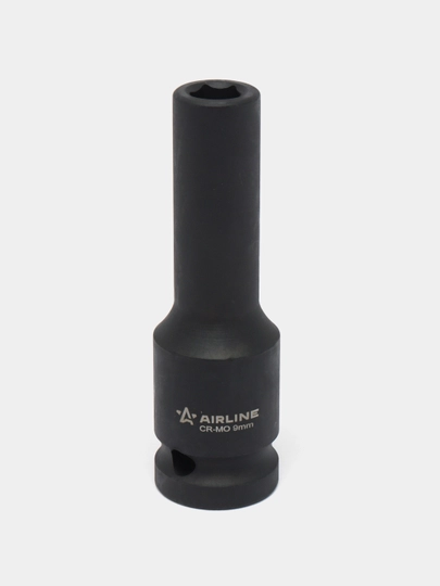 Zarba boshi 1/2" DR olti burchakli, 9 mm, L=78 mm, AT-IS12-21 - 