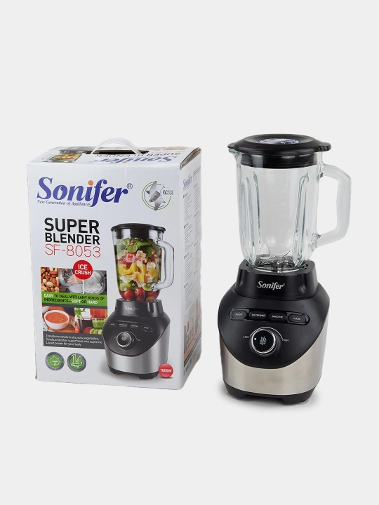 Professional statsionar blender Sonifer SF-8053, hajmi 1,8 litr, quvvati 1000 Vt