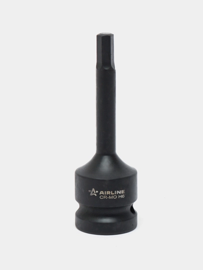 Zarba boshi 1/2" DR, tashqi olti burchakli, H6 L=78 mm, ATAS003 - 