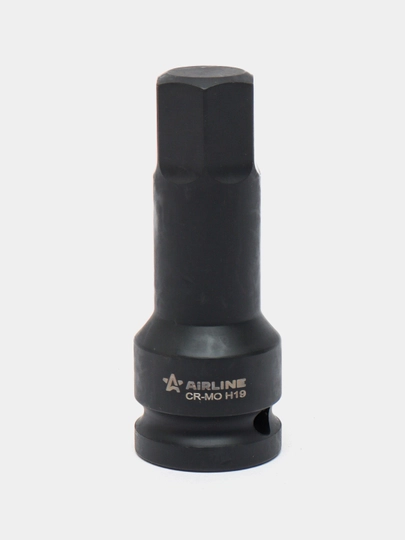 Zarba boshi 1/2" DR tashqi olti burchakli, H19 L=78 mm, ATAS016 - 