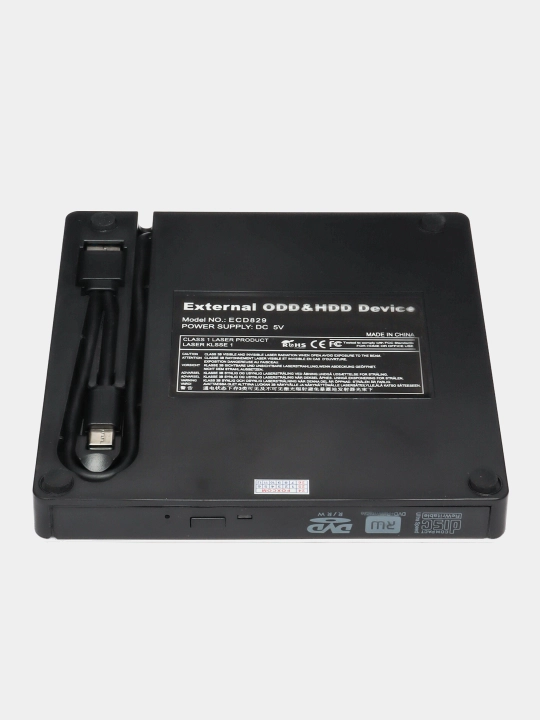 Tashqi optik DVD, universal, USB 3.0 Type-C, RW, oq