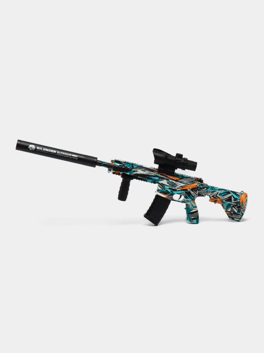Orbizli pnevmatik to'pponcha, Glock, avtomat M416, miltiq, orbiz