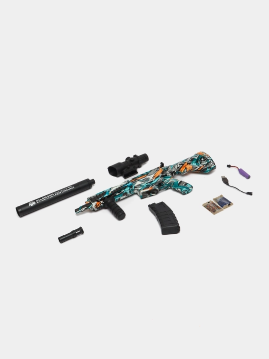Orbizli pnevmatik to'pponcha, Glock, avtomat M416, miltiq, orbiz