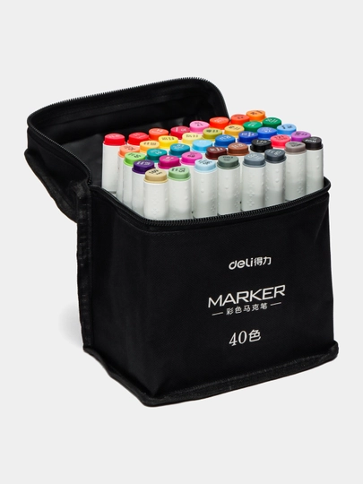 Маркеры для скетчинга Deli 70807-40, 40 цветов q0000013547 — DELISTA-MARKER6