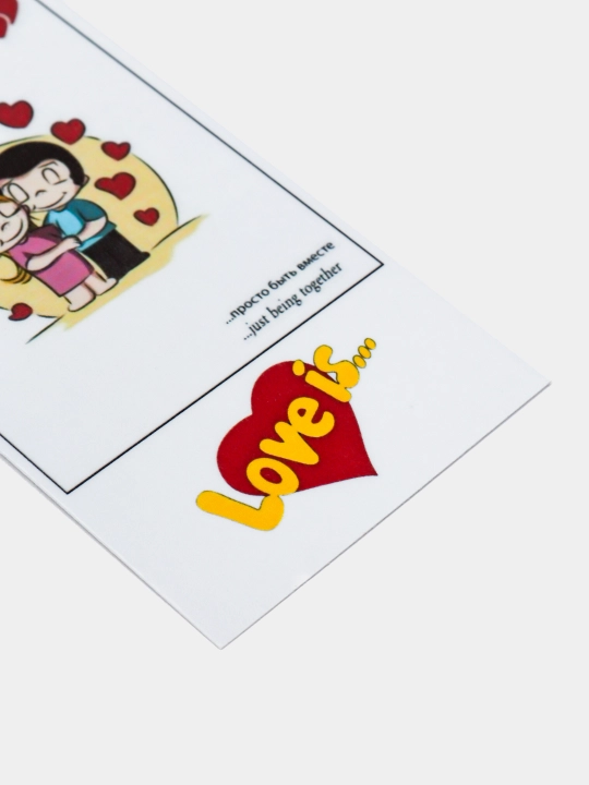Стикеры для телефона "Love is"