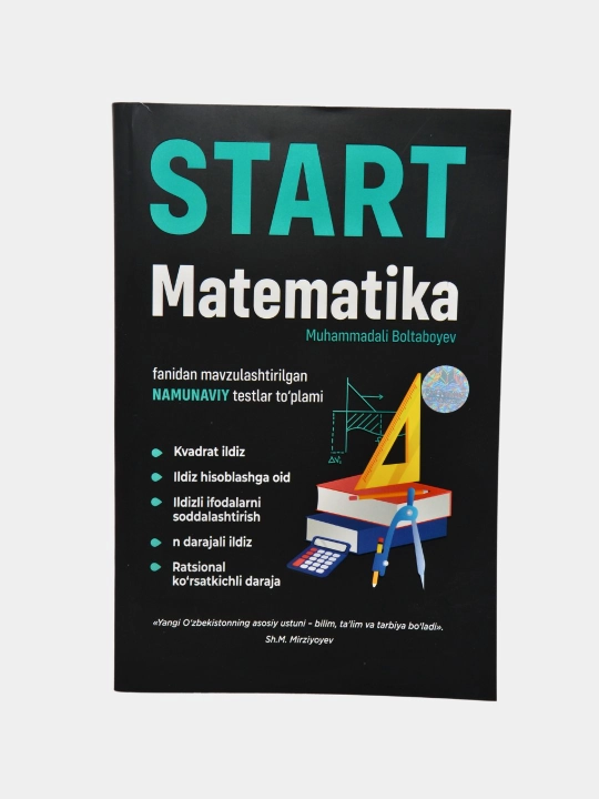 Matematika — Start, Master, mavzulashtirilgan testlar va abituriyentlar qo‘llanmalari