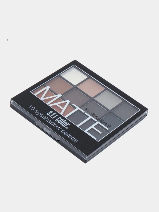 Палетка матовых теней для век Matte, 12 цветов