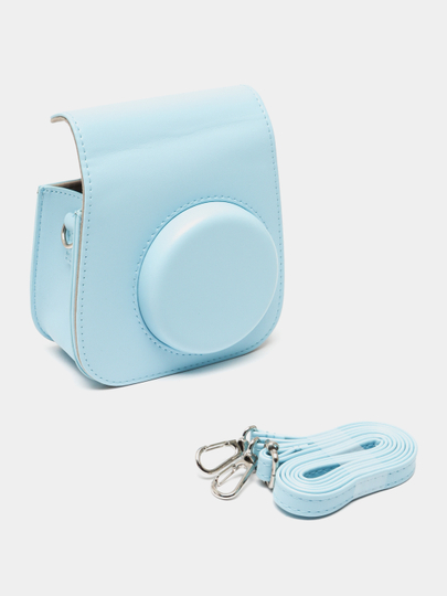 Tasma bilan charm g'ilof, keys Instax mini 12, mini 11, mini 7+/SE uchun