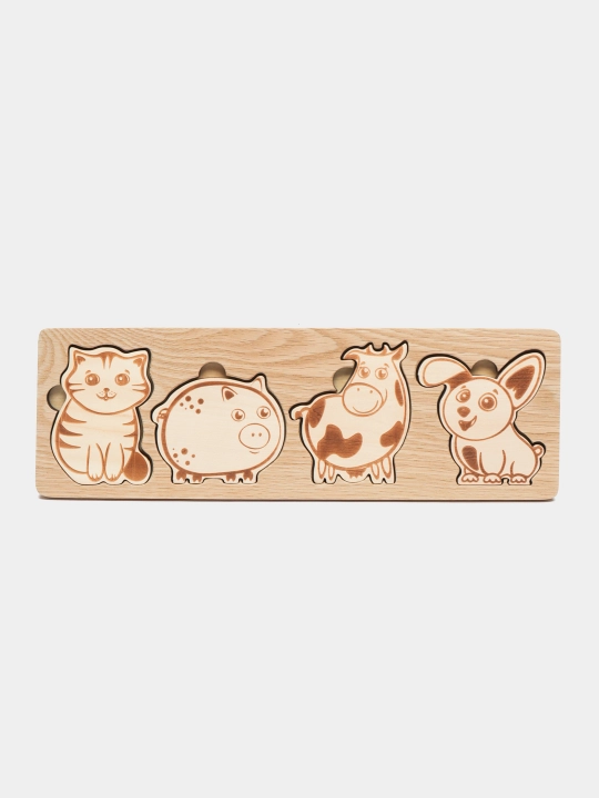 Cubi Dubi "Uy hayvonlari" inlay ramkasi - 