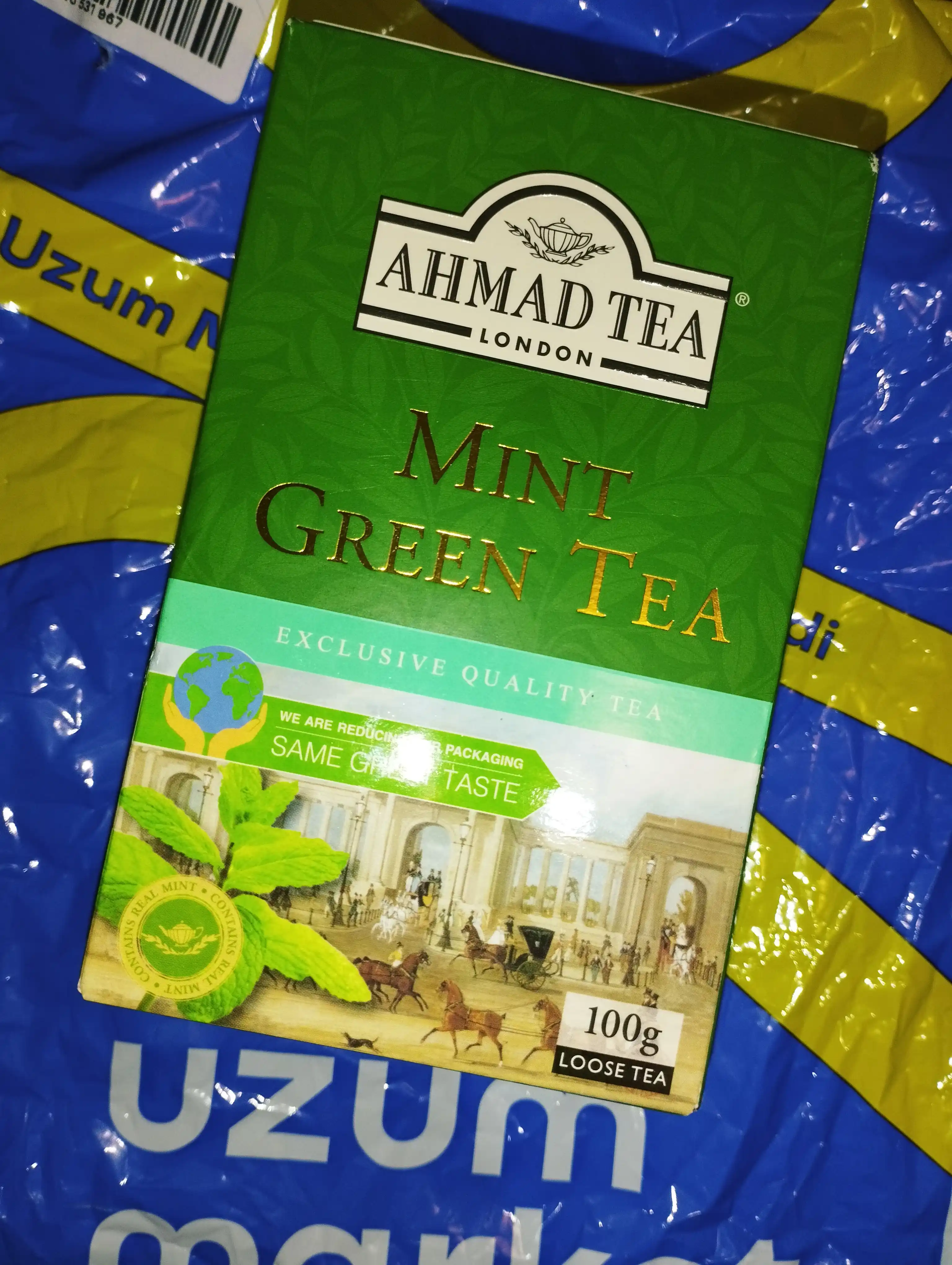 Kok choy Ahmad Tea Mint Green, 100 g (718)