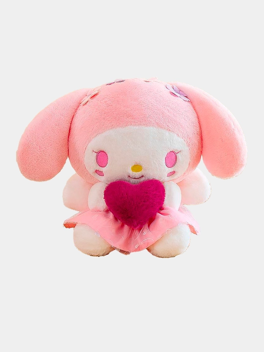Onegai My Melody" animesidan Kuromi yumshoq o'yinchoqlar, 35 sm, 50 sm, 6 turdagi