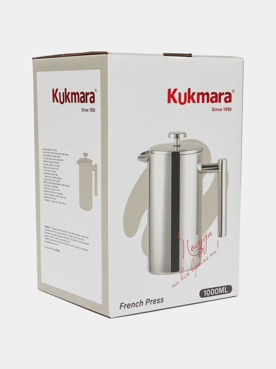 Чайник заварочный из нержавеющей стали, Kukmara, 1 л