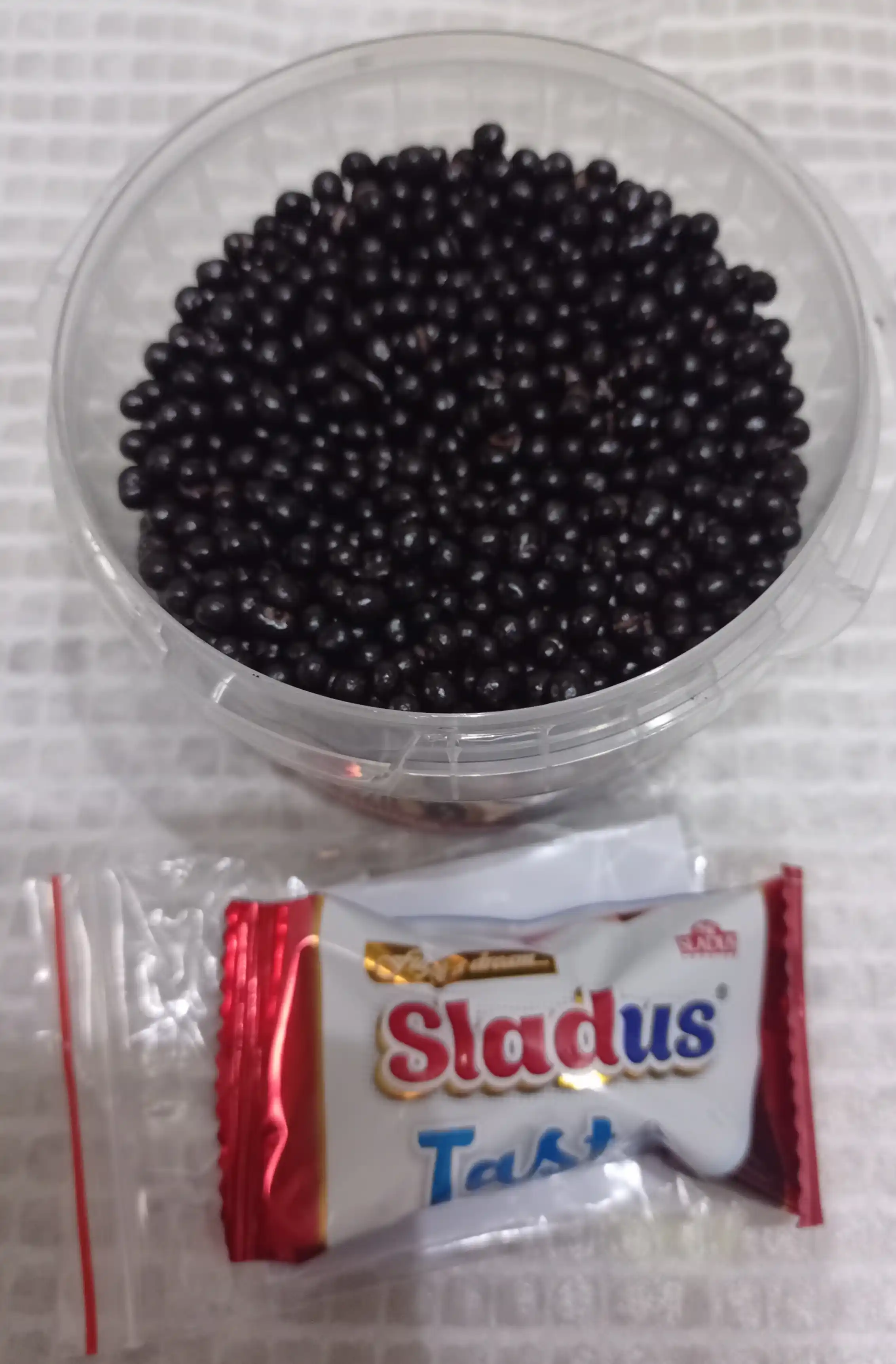 Sladus Top Drops - декоративные съедобные кондитерские посыпки, шоколадные шарики, 150 гр