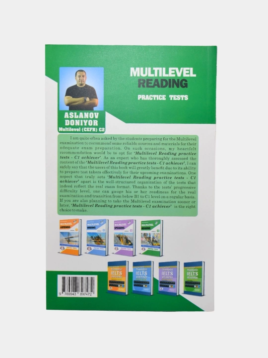 Multilevel Achiever C1 va Top B2–C1 — Listening, Reading, Speaking, Writing, Mock