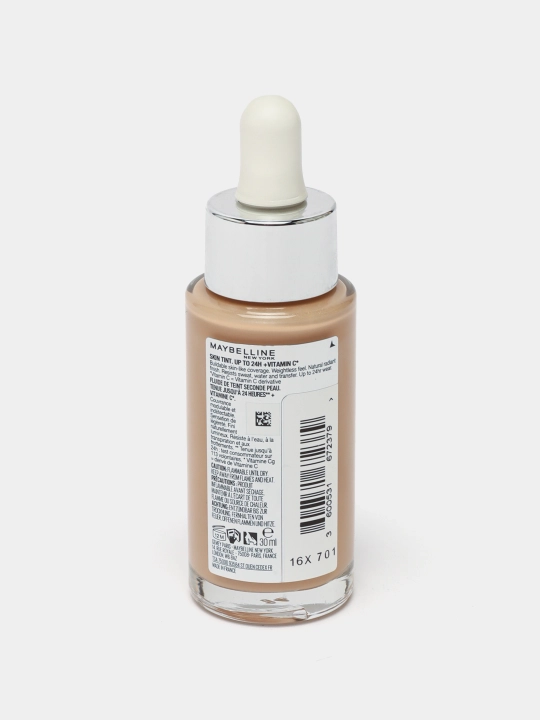 Yuz uchun tonal zardob Maybelline Super Stay 24H Skin Tint S vitamini bilan, ton 10
