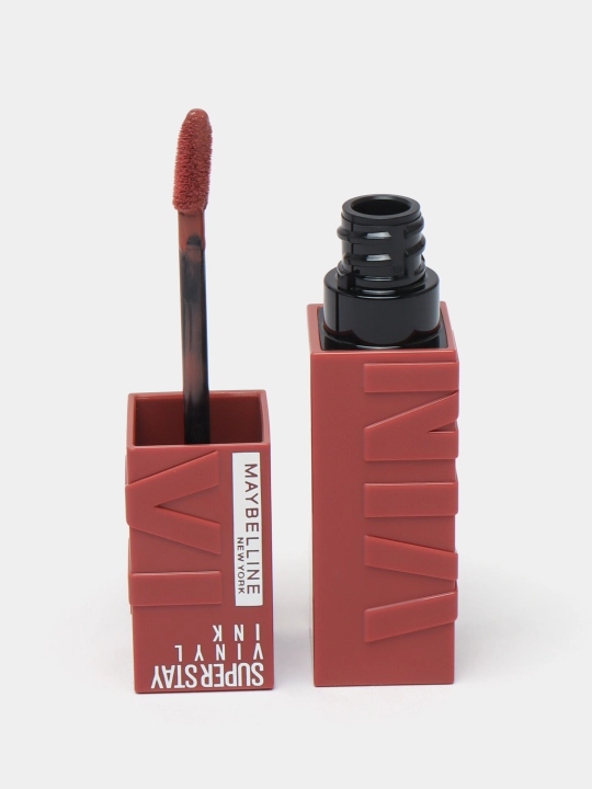 Lab uchun boyog' Maybelline New York Super Stay Vinyl Ink, 100 sehrlangan