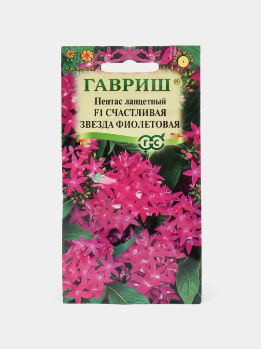 Семена Пентас ланцетный Счастливая звезда, фиолетовая F1, 3 шт, 1071860700