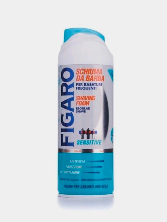 Пена для бритья Figaro Sensitive, для чувствительной кожи, 400 мл