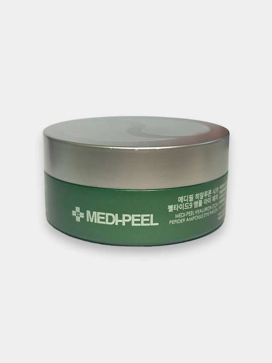 Ko'z uchun patchlar, MEDIPEEL+, Hyaluron Peptide 9, Aqua, Cica, Rose, Volume lifting, Dark benone, 60 dona