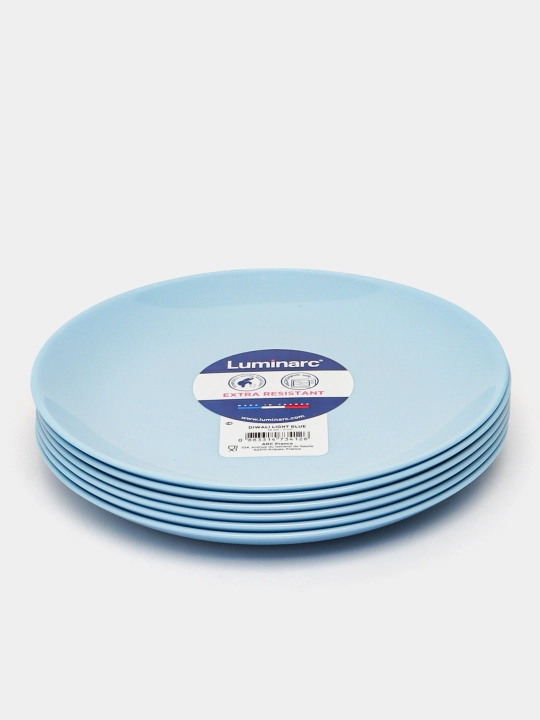 Тарелки десертные Luminarc Diwali Light Blue, 19 см, 6 шт